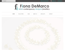 Tablet Screenshot of fionademarco.com